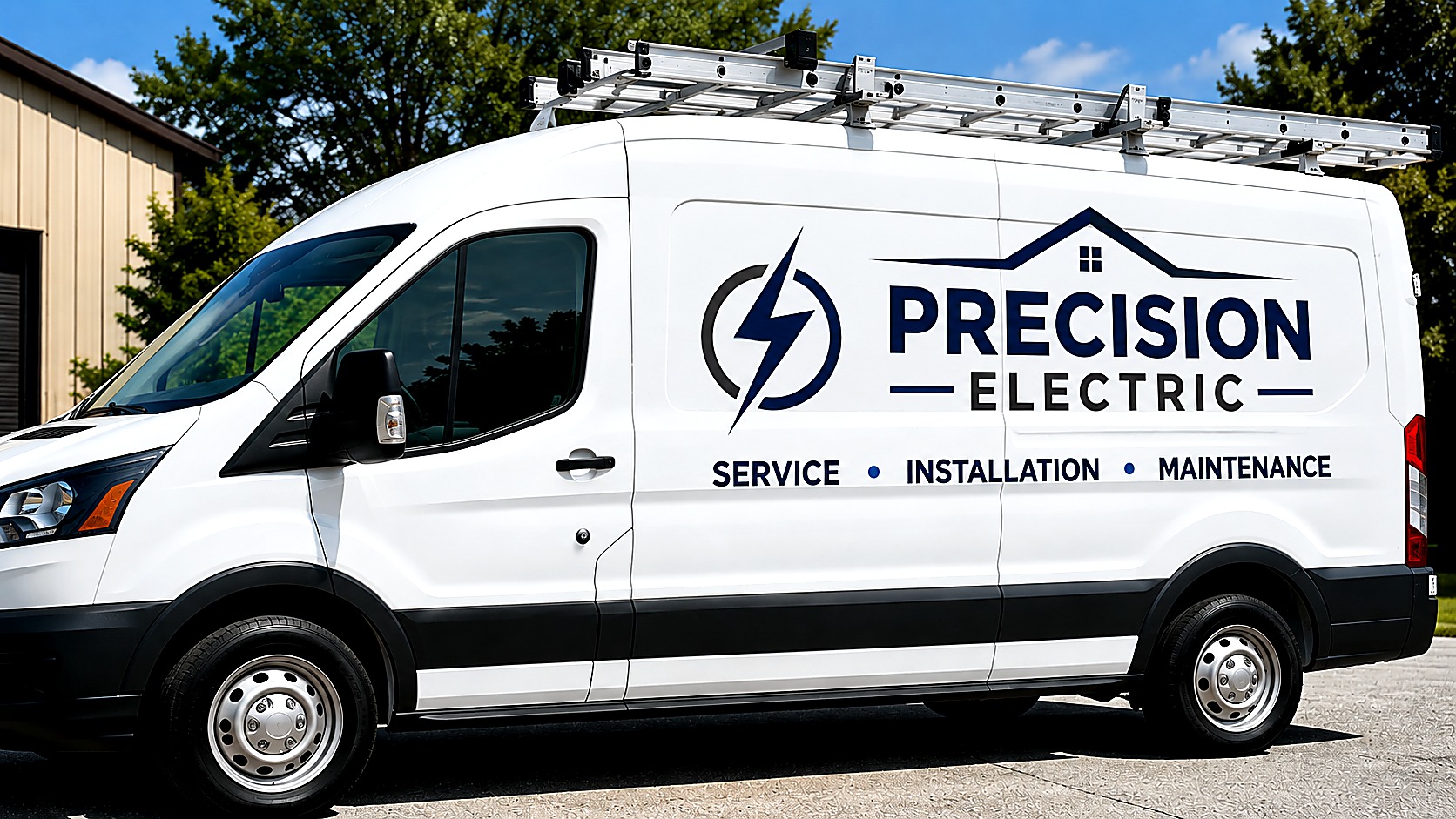 Cut vinyl fleet branding cargo van commercial vehicle Baldwin County AL
