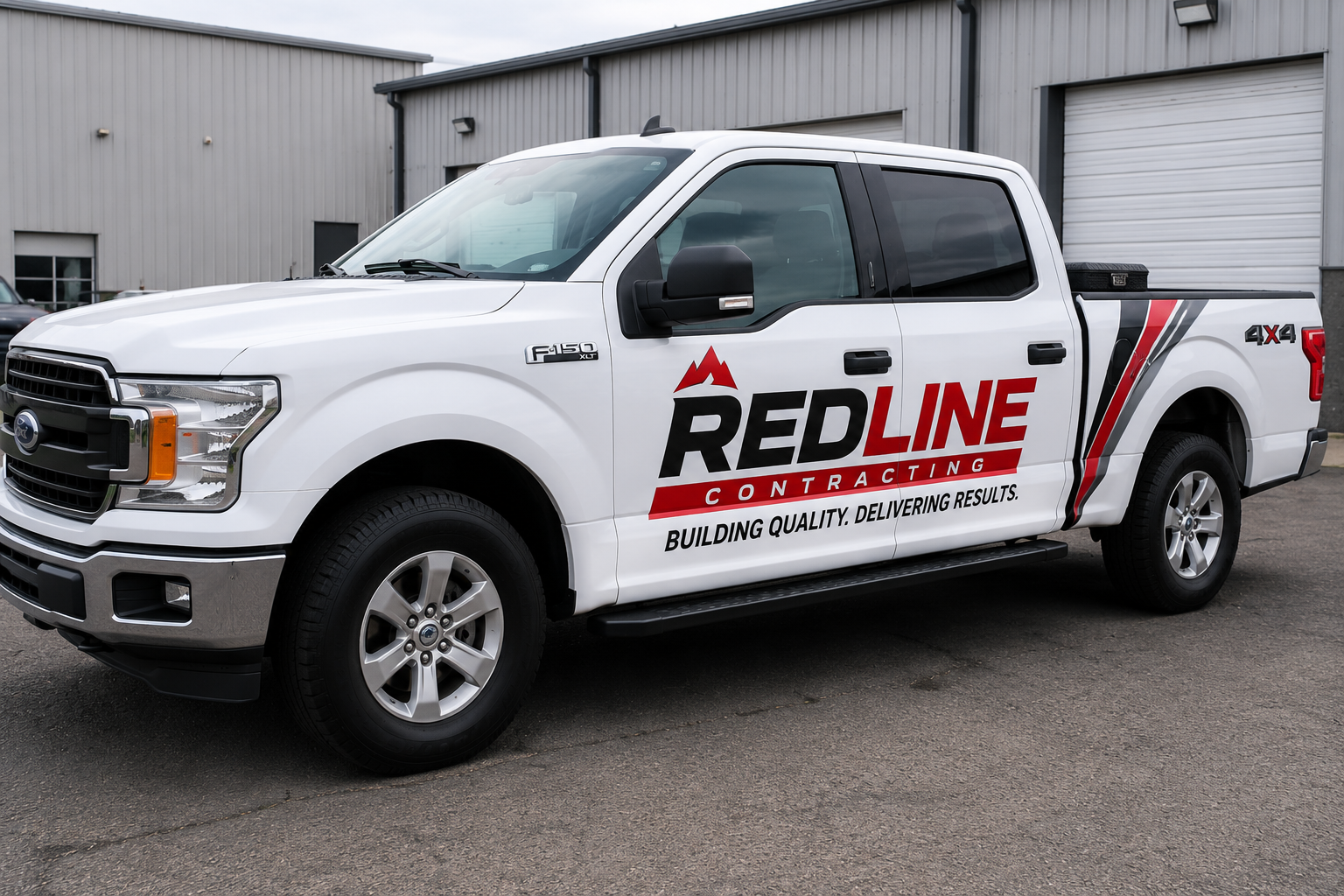 Cut vinyl fleet truck branding Baldwin County Alabama